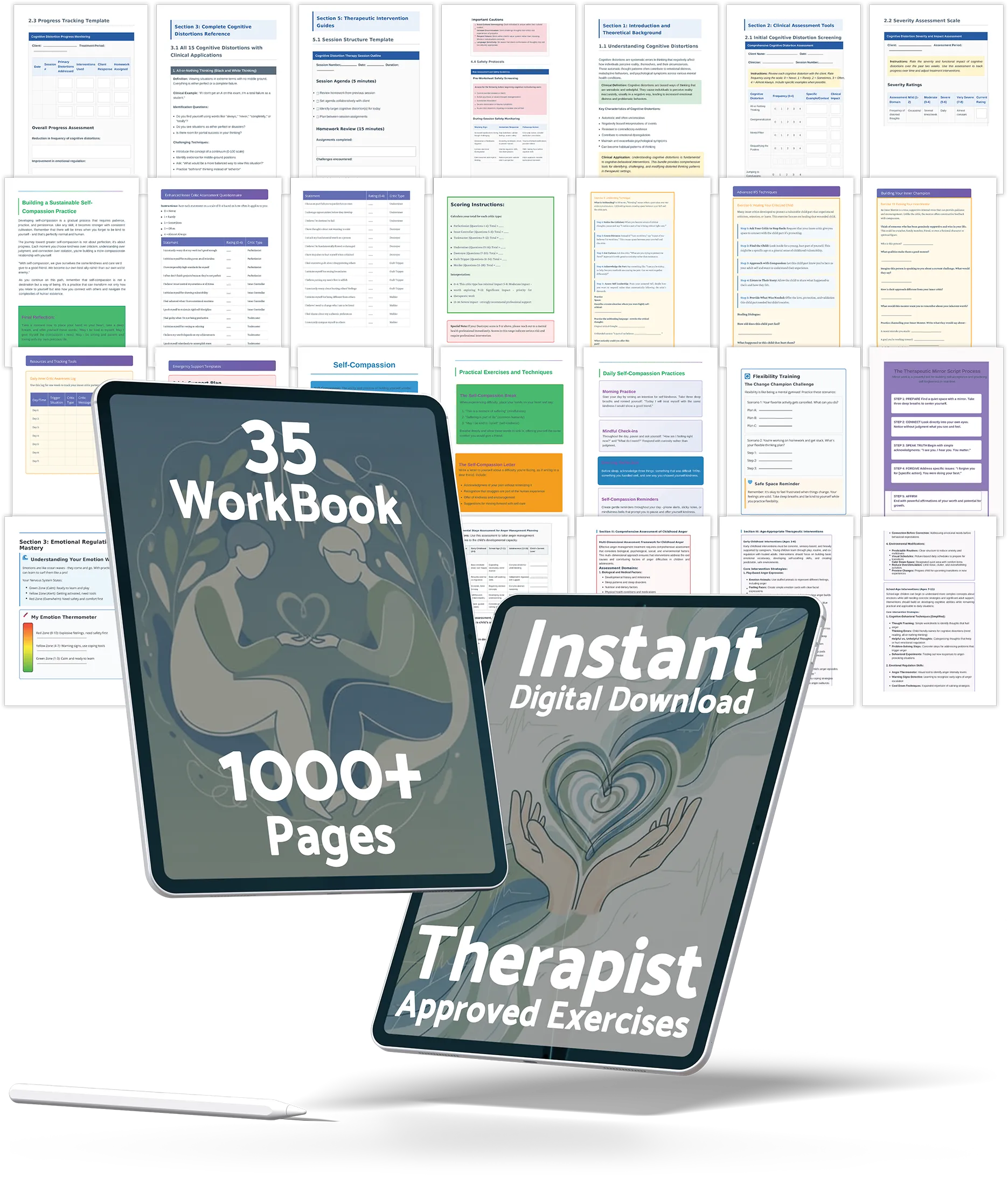 Mental Health Workbooks Bundle